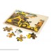 Melissa & Doug Construction Vehicles Wooden Jigsaw Puzzle With Storage Tray 24 pcs B00HEZ0AQI